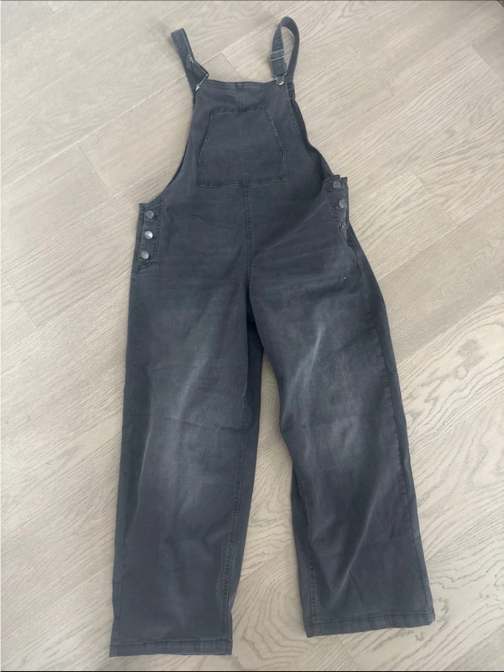 Kids Black Overalls - Durable Everyday Playwear